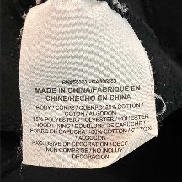 Vintage Red Tag Nike Air Hoodie in Black with Red and White Logo Size Small - Picture 5 of 6